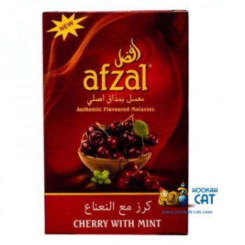 Табак для кальяна Afzal Red Cherry Mint (Афзал Красная Вишня с Мятой) 40г Акцизный